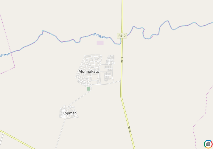 Map location of Monnakato